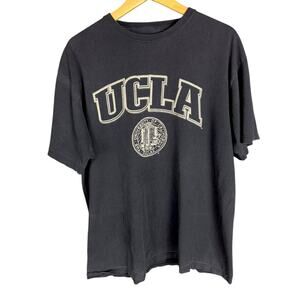 Vintage Y2K UCLA Blue Distressed Crest T-Shirt College Champion - XL